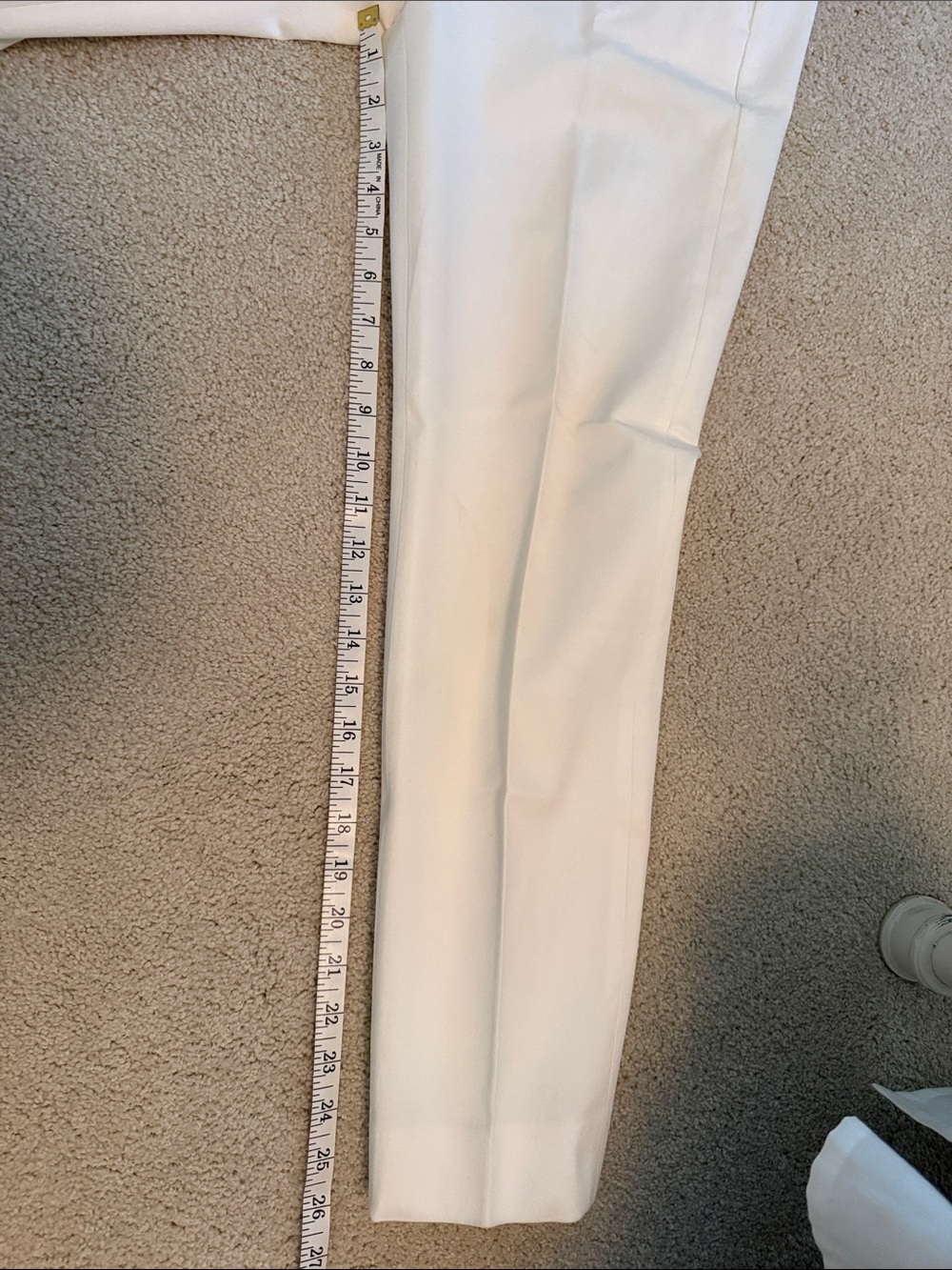 J. Crew Cream Cameron Trousers - Picture 3 of 4